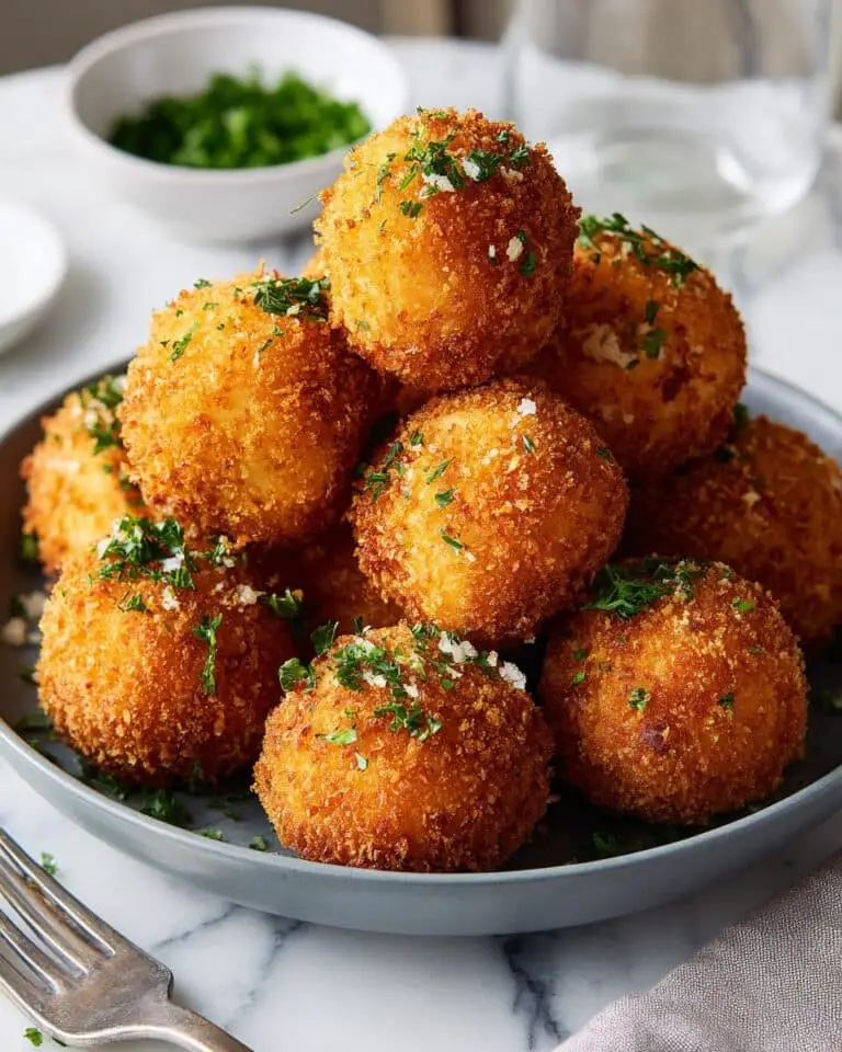 Air Fryer Mashed Potato Balls with Cheese Recipe