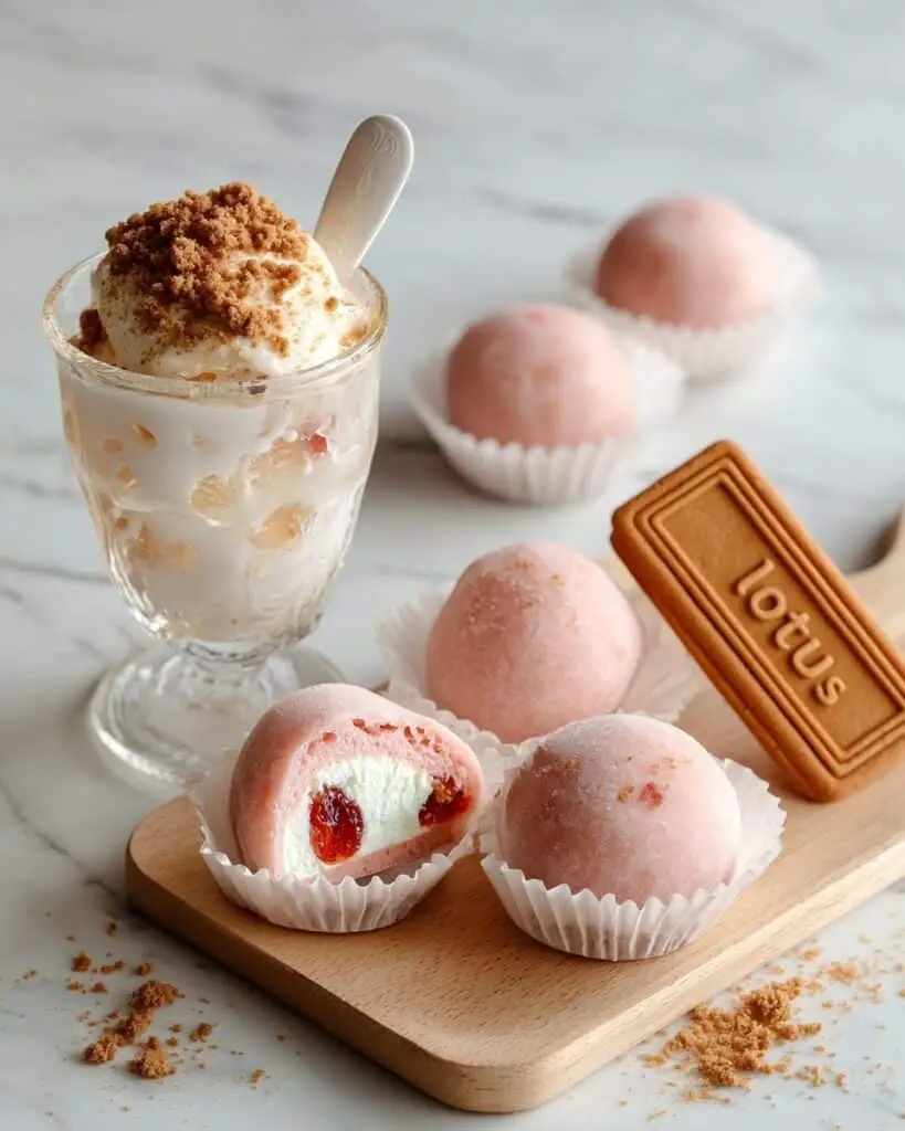 Strawberry Cheesecake Mochi Recipe