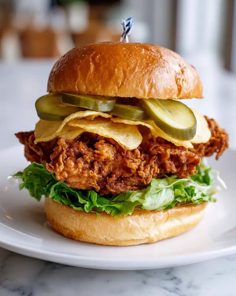 Hot Honey Fried Chicken Sandwiches Recipe