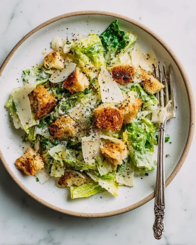 Truly Perfect Shredded Brussels Sprouts Caesar Salad Recipe
