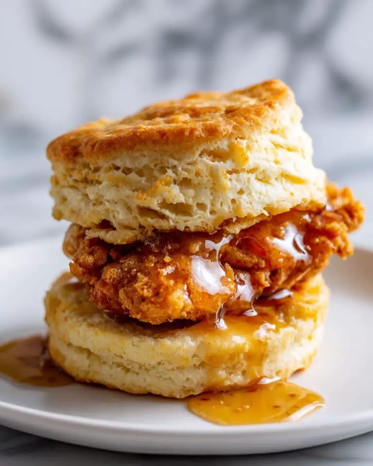 Easy Honey Butter Chicken Biscuit Sandwich Recipe