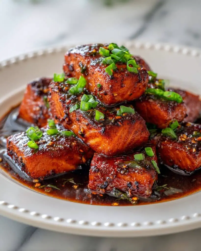 Sweet Chili Salmon Bites Recipe
