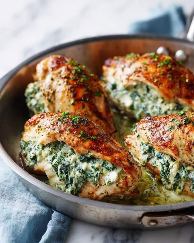 Spinach and Artichoke Stuffed Chicken Recipe