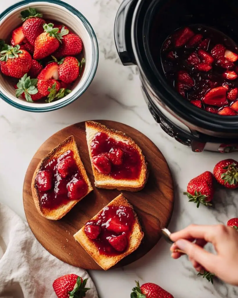 Slow Cooker Strawberries Recipe
