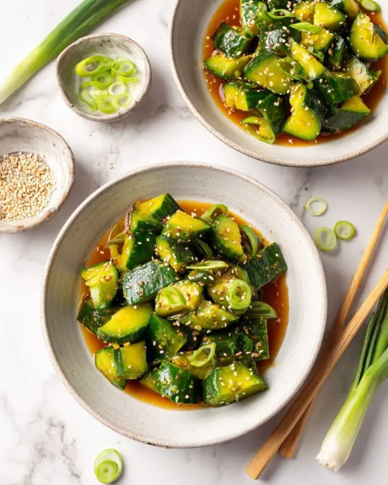 Smashed Cucumber Salad with Chili Crisp Recipe