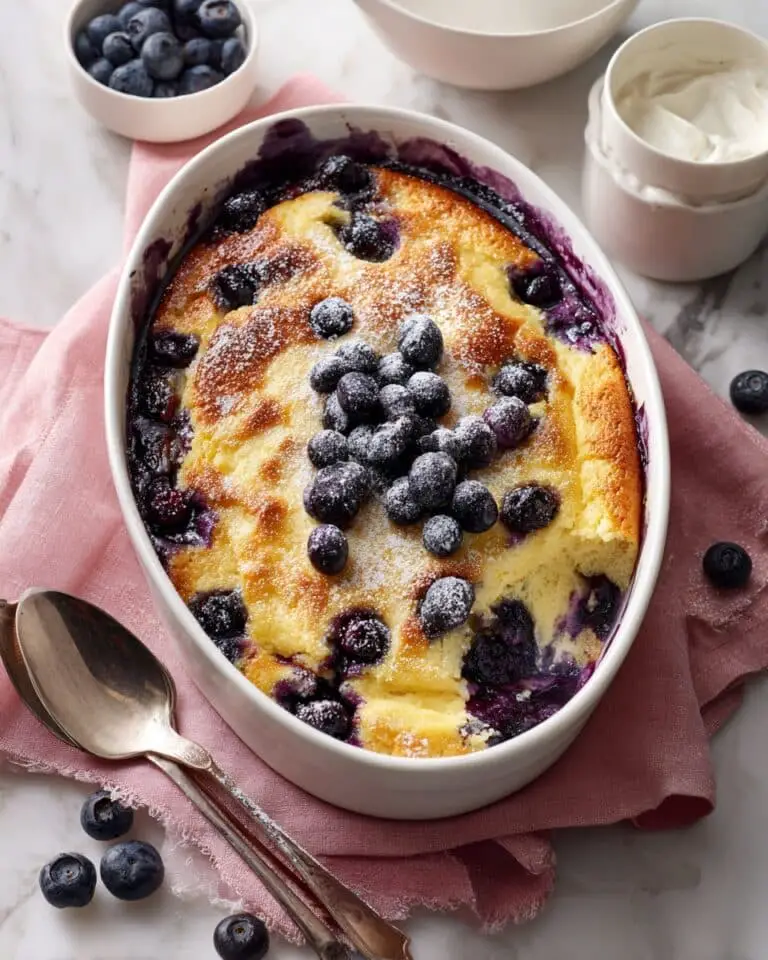 Lemon Blueberry Bread Pudding Recipe