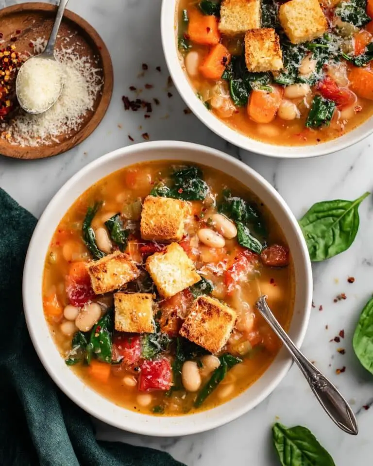 Creamy Tuscan White Bean & Kale Soup (Vegan-Friendly, 1 Pot!) Recipe