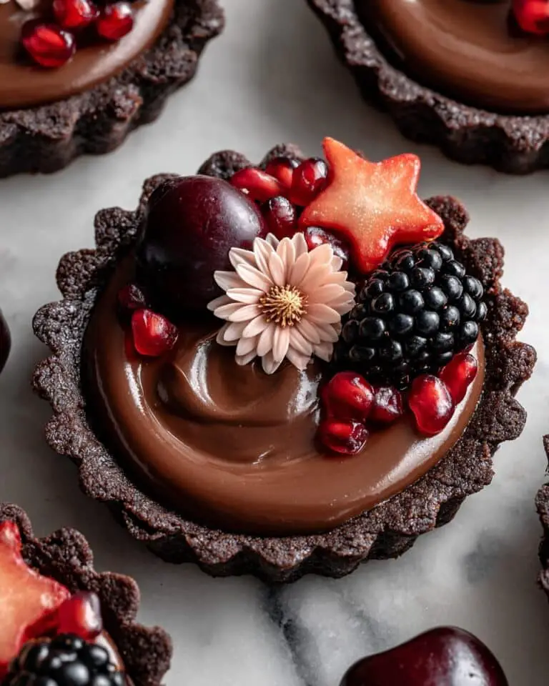 Mini Chocolate Ganache Tarts Recipe