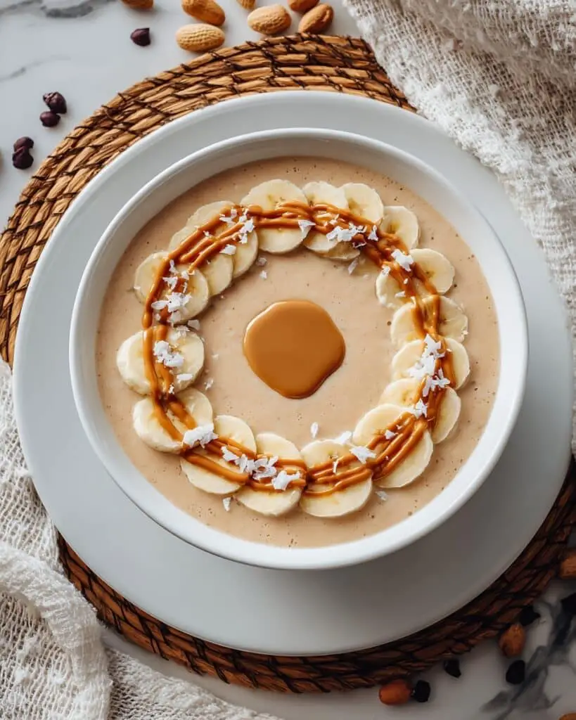 Peanut Butter Banana Smoothie Bowl Recipe