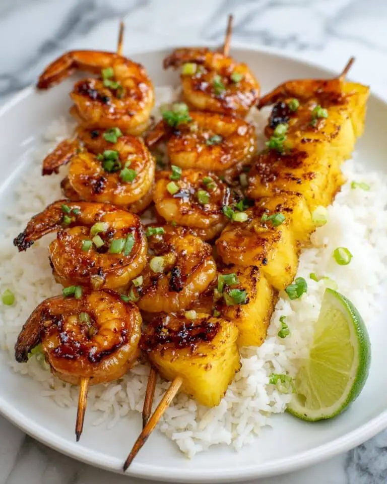 Pineapple Shrimp Skewers Recipe