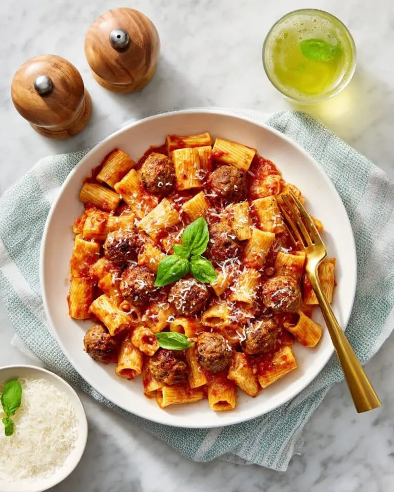 One Pot Meatball Ditalini Recipe
