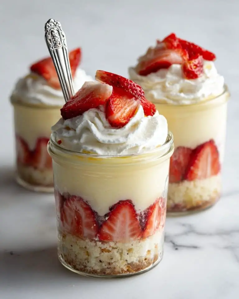 Mason Jar Strawberry Cheesecake Recipe