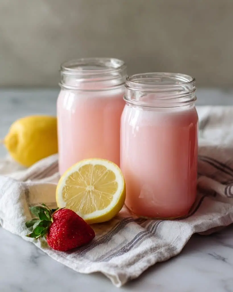 Strawberries & Cream Lemonade Recipe