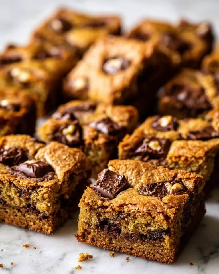 Brown Butter Blondies with Chocolate Chunks & Walnuts Recipe