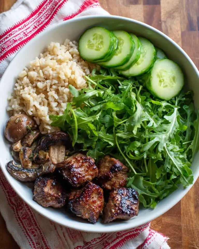 Garlic Butter Steakhouse Rice Bowls for Two Recipe