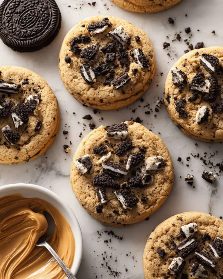 One Bowl Peanut Butter Oreo Cookies with Brown Butter Recipe