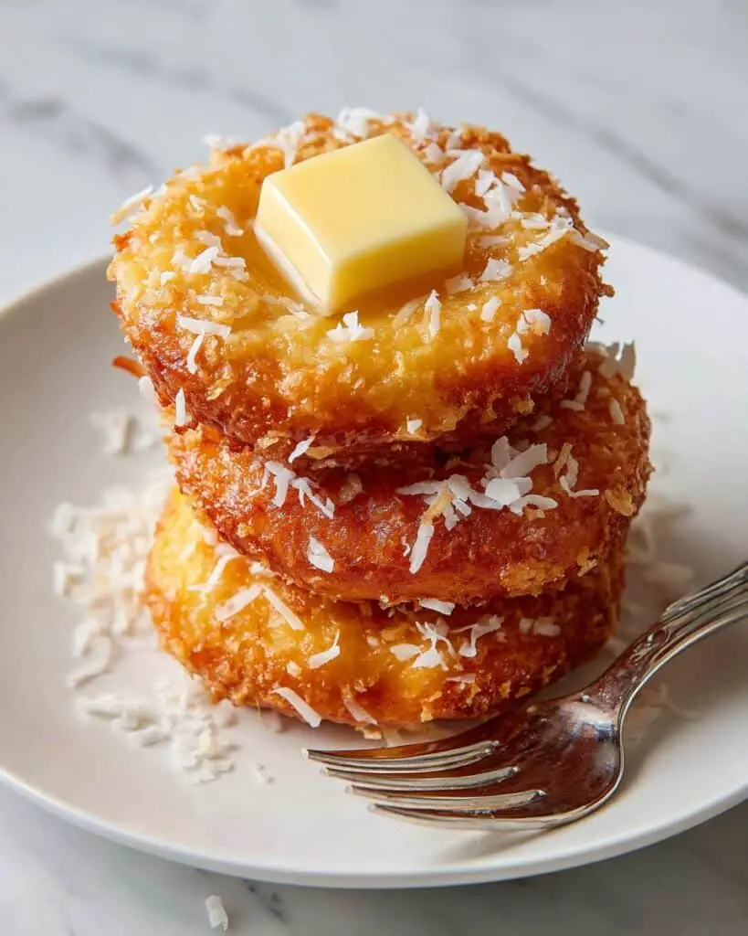 Coconut Crusted Hawaiian Roll French Toast Recipe