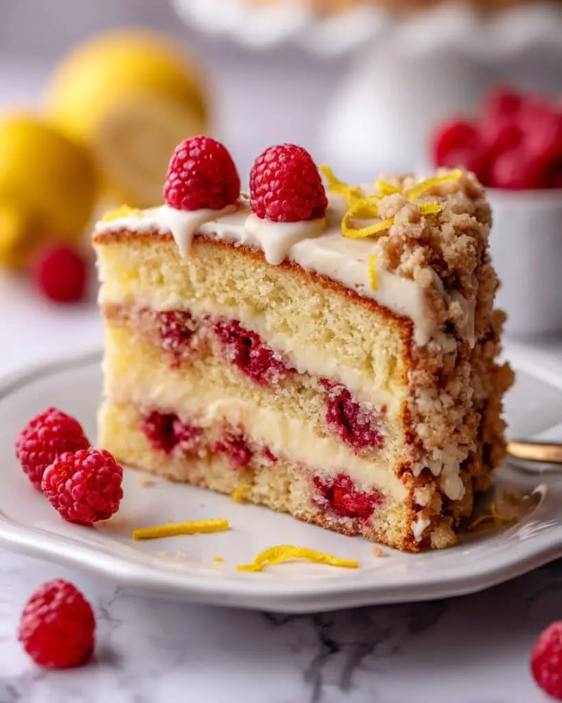 Lemon Raspberry Coffee Cake Recipe