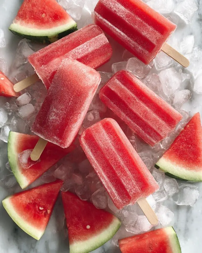 Watermelon Boozy Popsicles Recipe