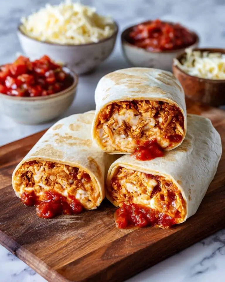 Breaded Chicken Parmesan Wraps Recipe