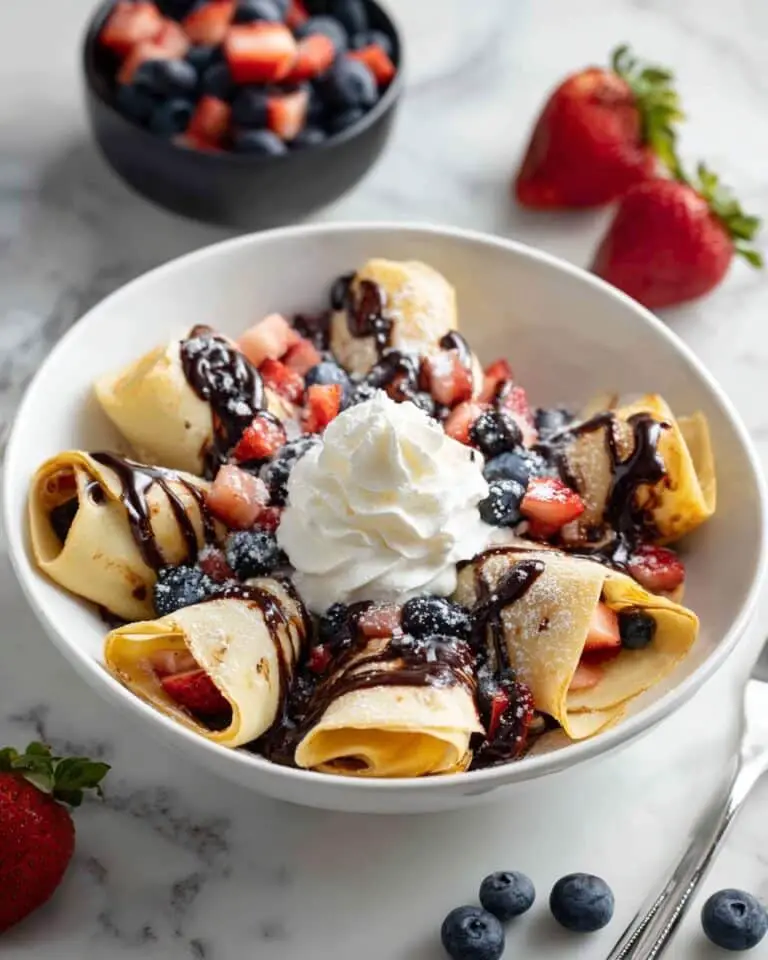 Pancake Tacos with Berries Recipe
