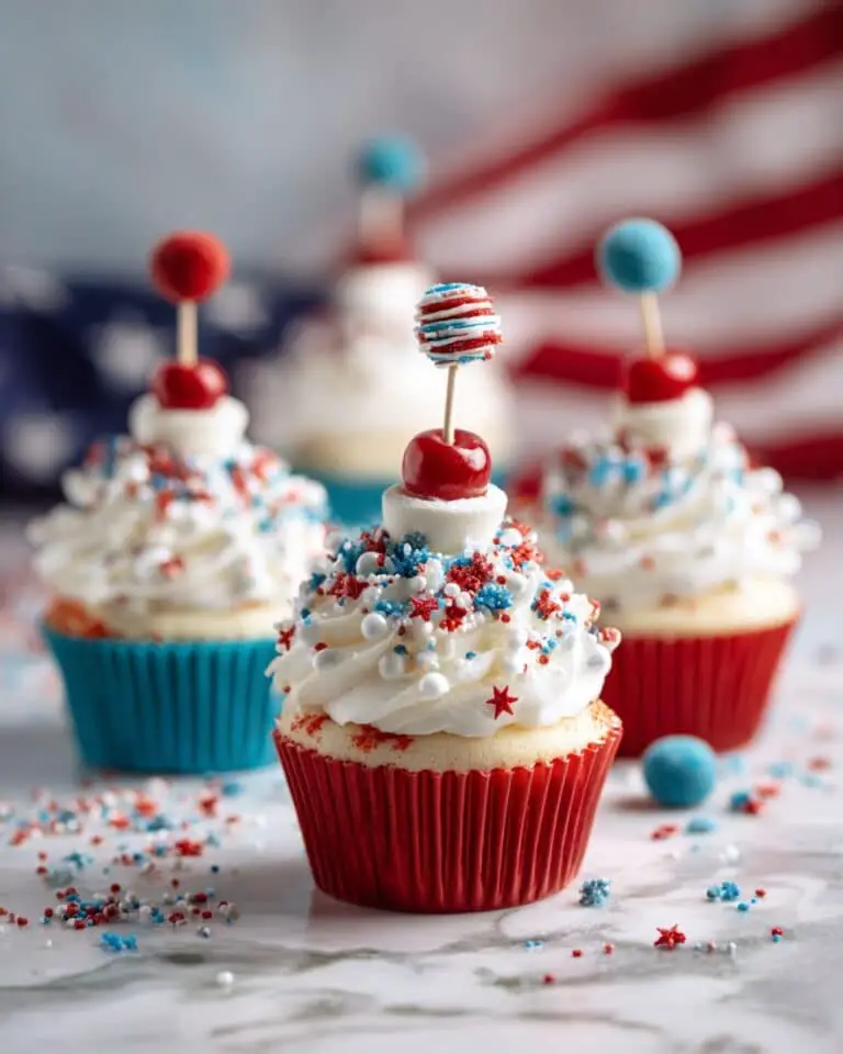 4th of July Firecracker Cupcakes Recipe