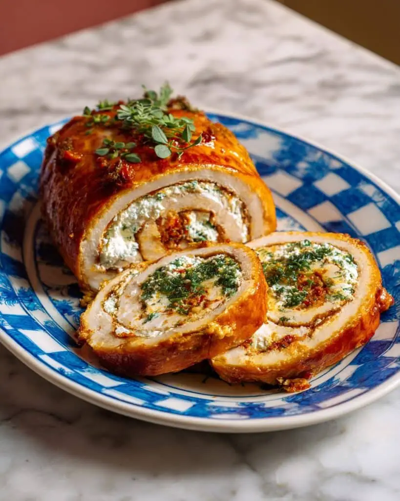 Goat Cheese & Sun Dried Tomato Stuffed Chicken Breast Recipe
