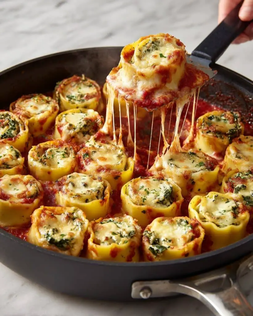 Baked Spinach and Ricotta Rotolo Recipe