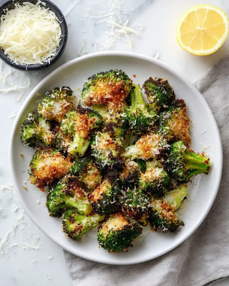 Smashed Broccoli with Parmesan Recipe