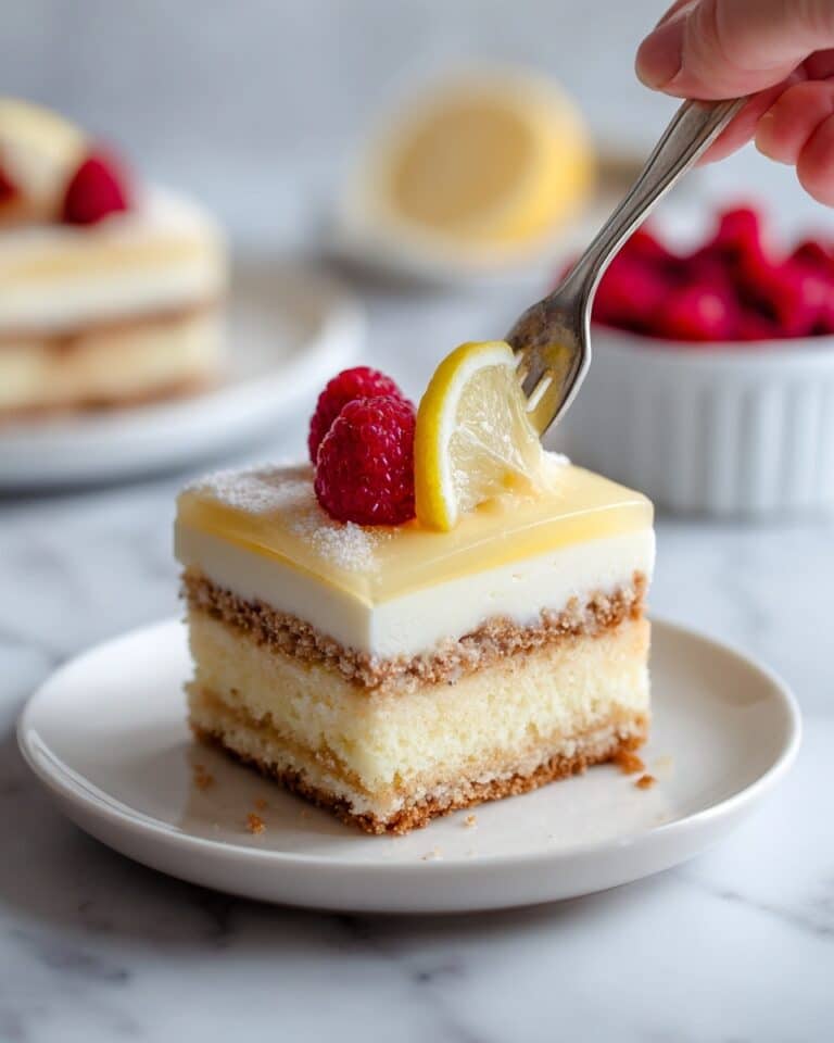 No Bake Lemon Eclair Cake (Icebox Cake) Recipe