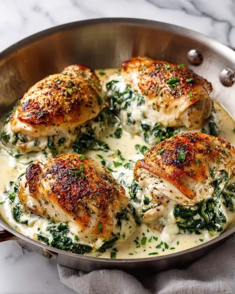 Spinach Artichoke Stuffed Chicken Breast Recipe