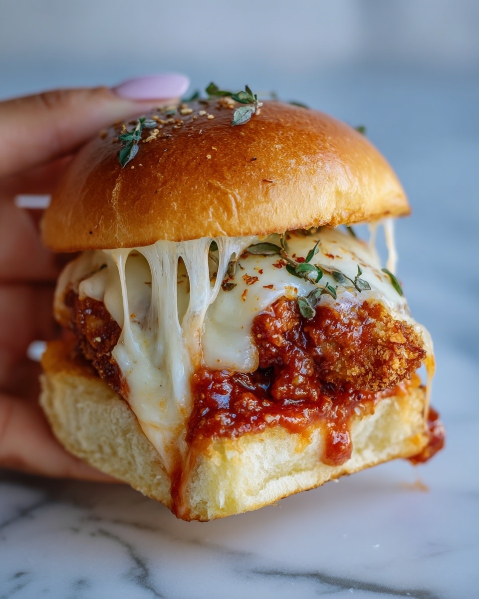 Chicken Parmesan Sliders with Chicken Nuggets Recipe