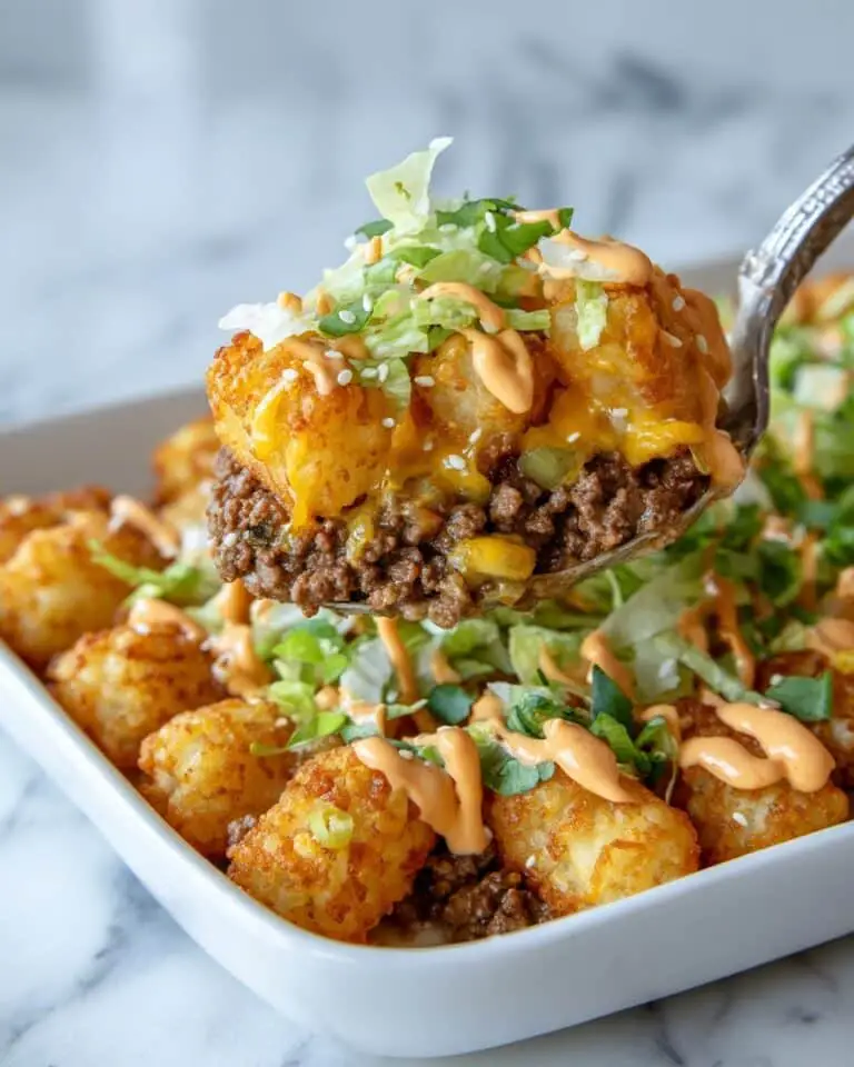 Big Mac Tater Tot Casserole Recipe