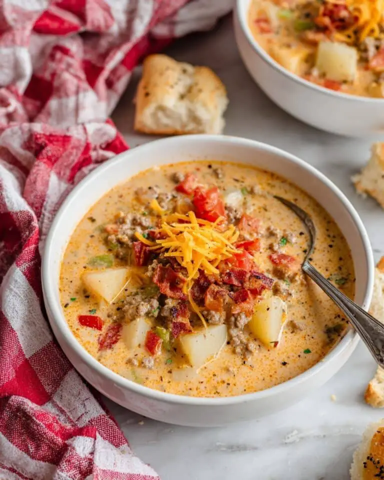 Cheeseburger Soup Recipe