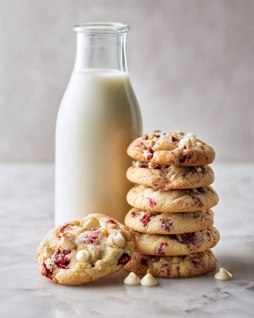 White Chocolate Raspberry Cookies Recipe