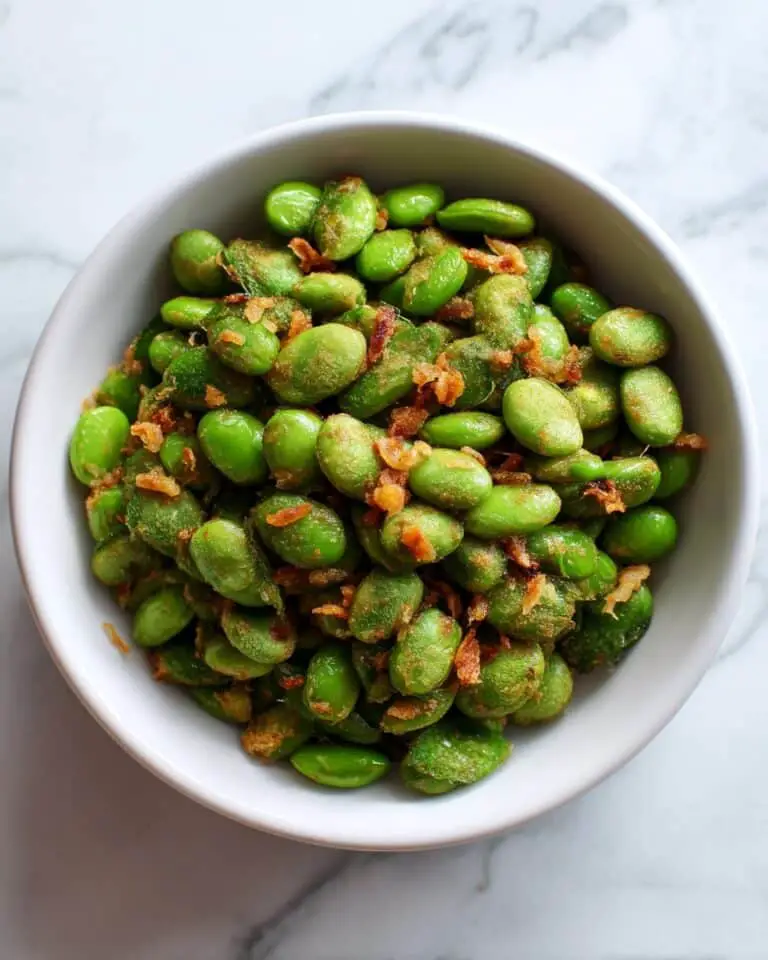 Crispy Air Fryer Parmesan Edamame Recipe