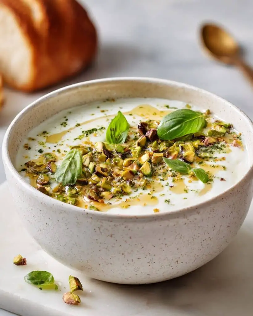 Spring Whipped Ricotta Dip with Honey & Pistachios Recipe