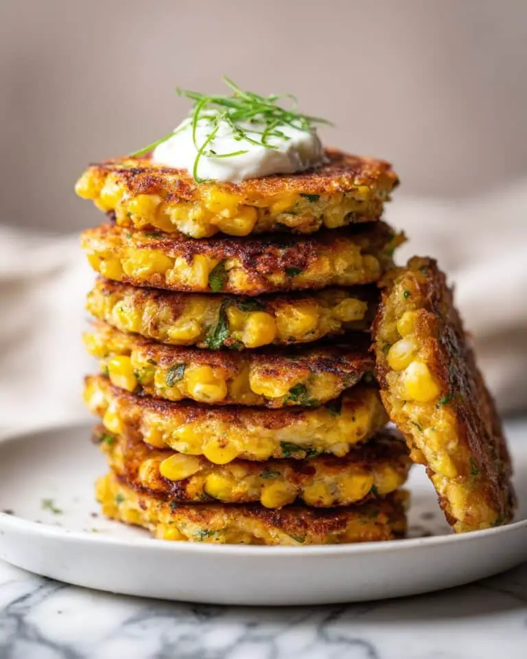 Air Fryer Zucchini Corn Fritters Recipe