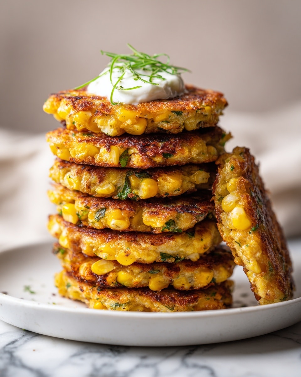 Air Fryer Zucchini Corn Fritters Recipe