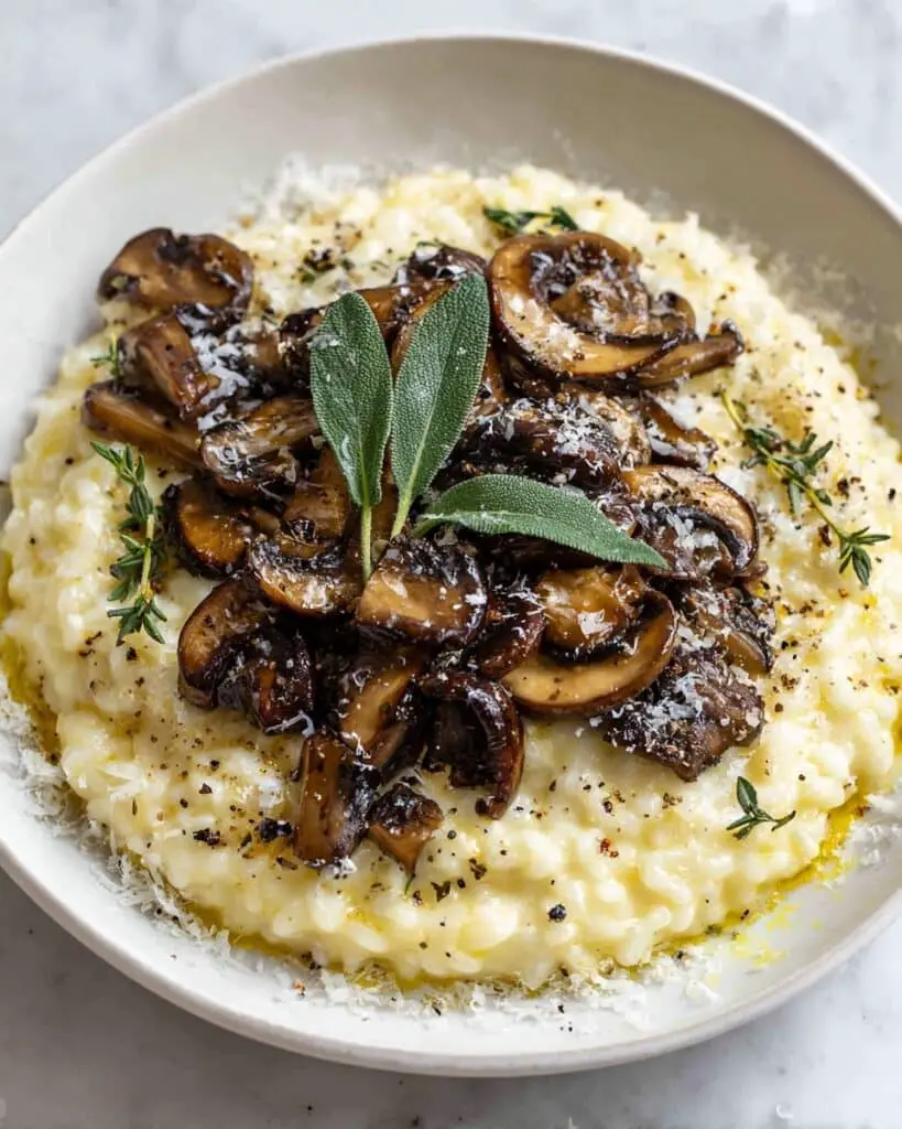 Creamy Mushroom Orzotto Recipe