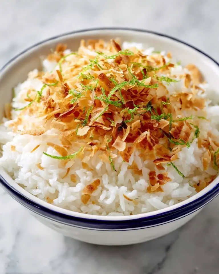 Toasted Coconut Lime Rice Recipe