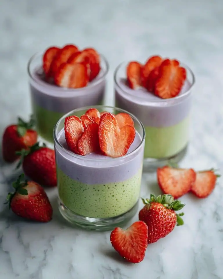 Strawberry Matcha Chia Pudding Recipe