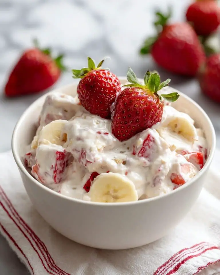 Strawberry Banana Cheesecake Salad Recipe