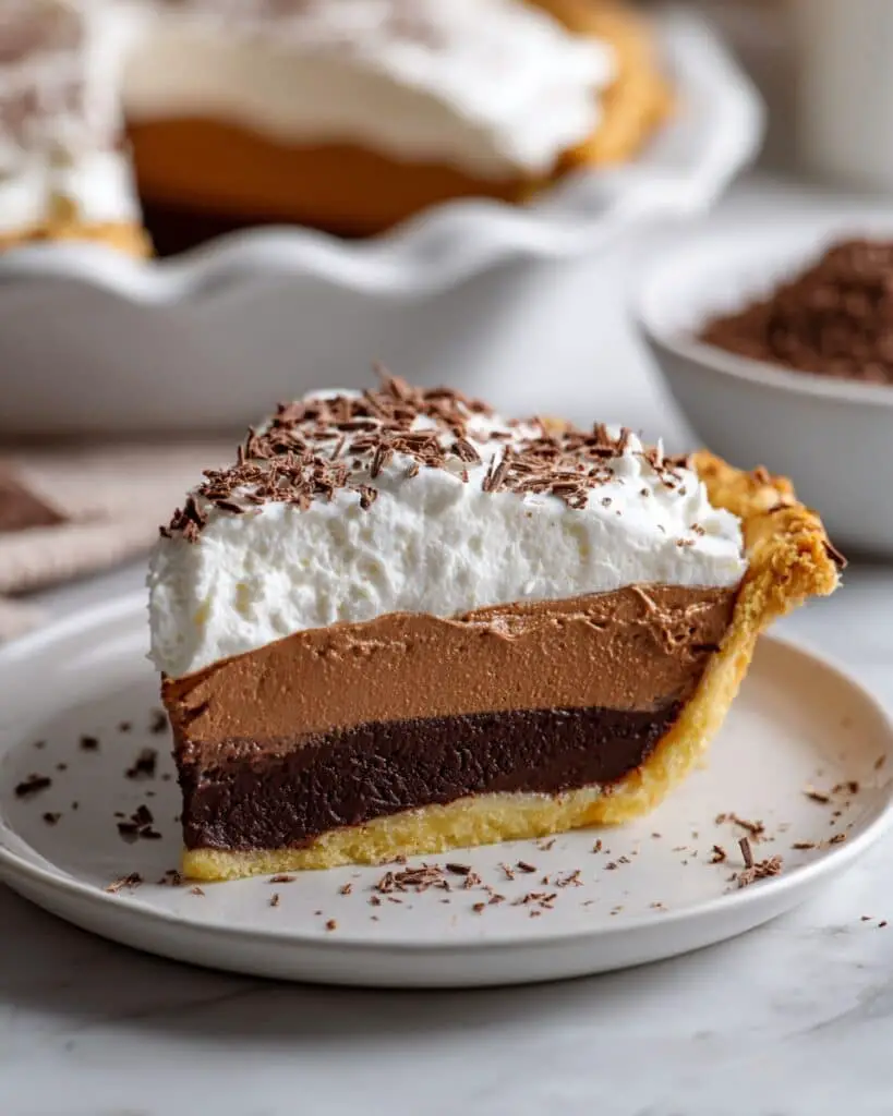 Easy No Bake Chocolate Pudding Pie Recipe